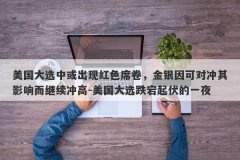 美国大选中或出现红色席卷，金银因可对冲其影响而继续冲高-美国大选跌宕起